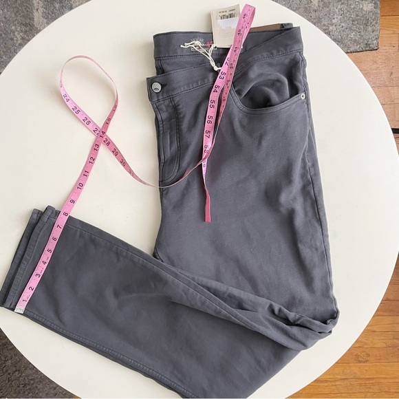 Faherty Stretch Terry 5-Pocket Pant Gray Men’s 42x34 New - Picture 2 of 8